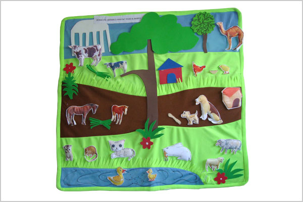 Domestic Animal Habitat Food and Babies
